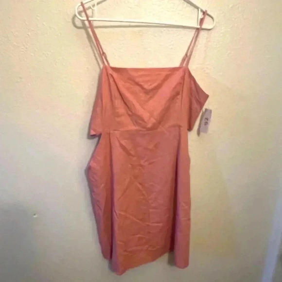 Melloday pink mini dress with cut outs NWT size L - Picture 1 of 6